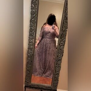 Teuta Matoshi custom lavender gown size 14